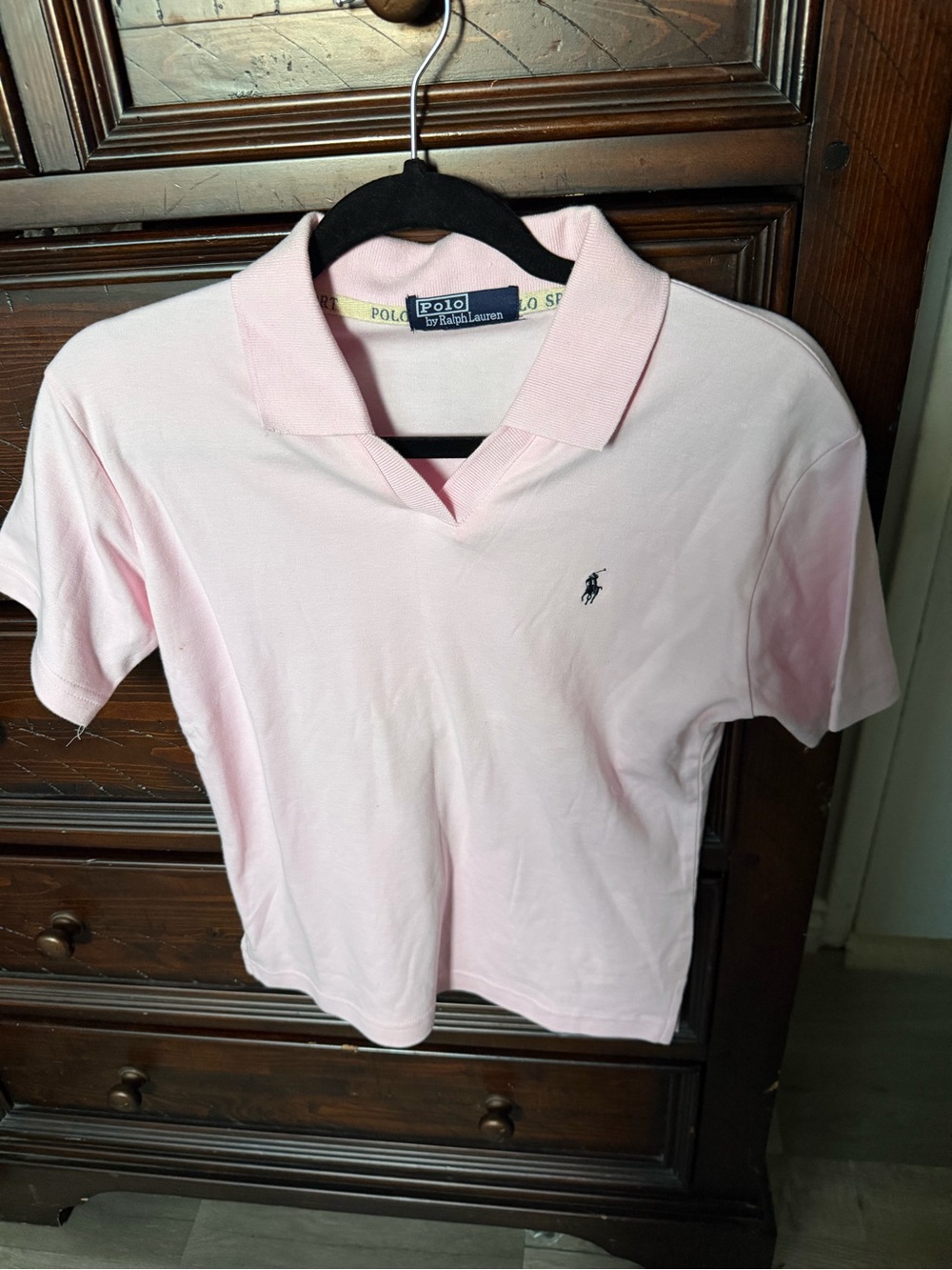 Polo by Ralph Lauren Light Pink Short Sleeve Polo Top